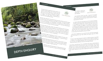 Emma Gerasimatos Depth Enquiry Mockup