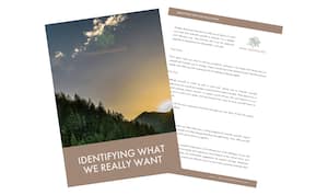 Emma Gerasimatos - Finding your inner compassionate voice - A writing exercise Mockup A preview of the document, "Finding Your Inner Compassionate Voice"