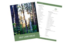 Emma Gerasimatos - Self care ideas Mockup A preview of the document, "Self Care Ideas"