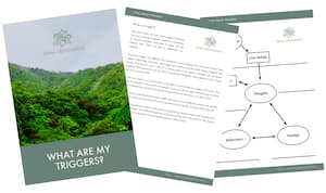 Emma-Gerasimatos-What-Are-My-Triggers-Mockup A preview of the document, "What are my triggers?"